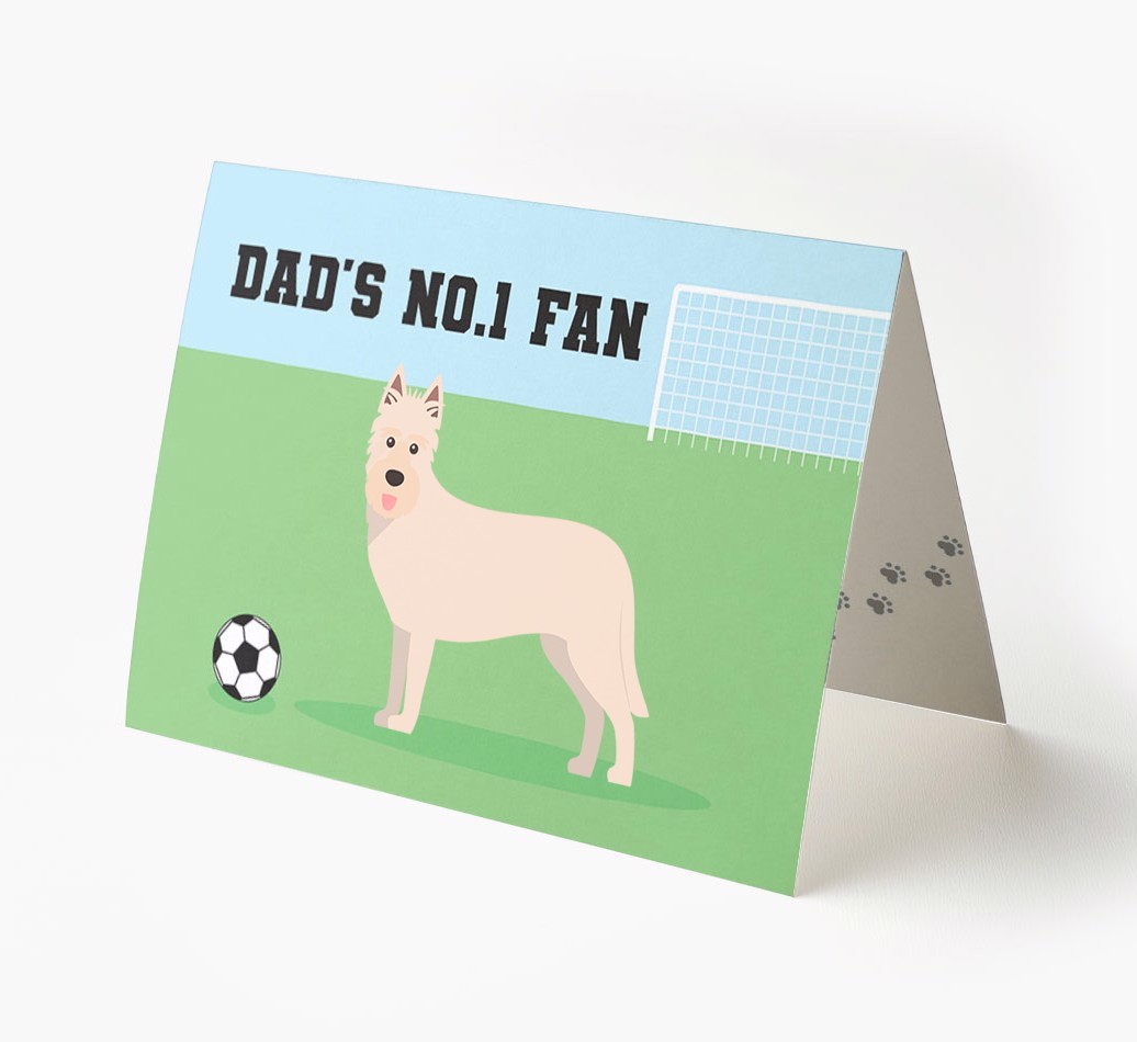 No.1 Fan - Football: Personalised {breedFullName} Card