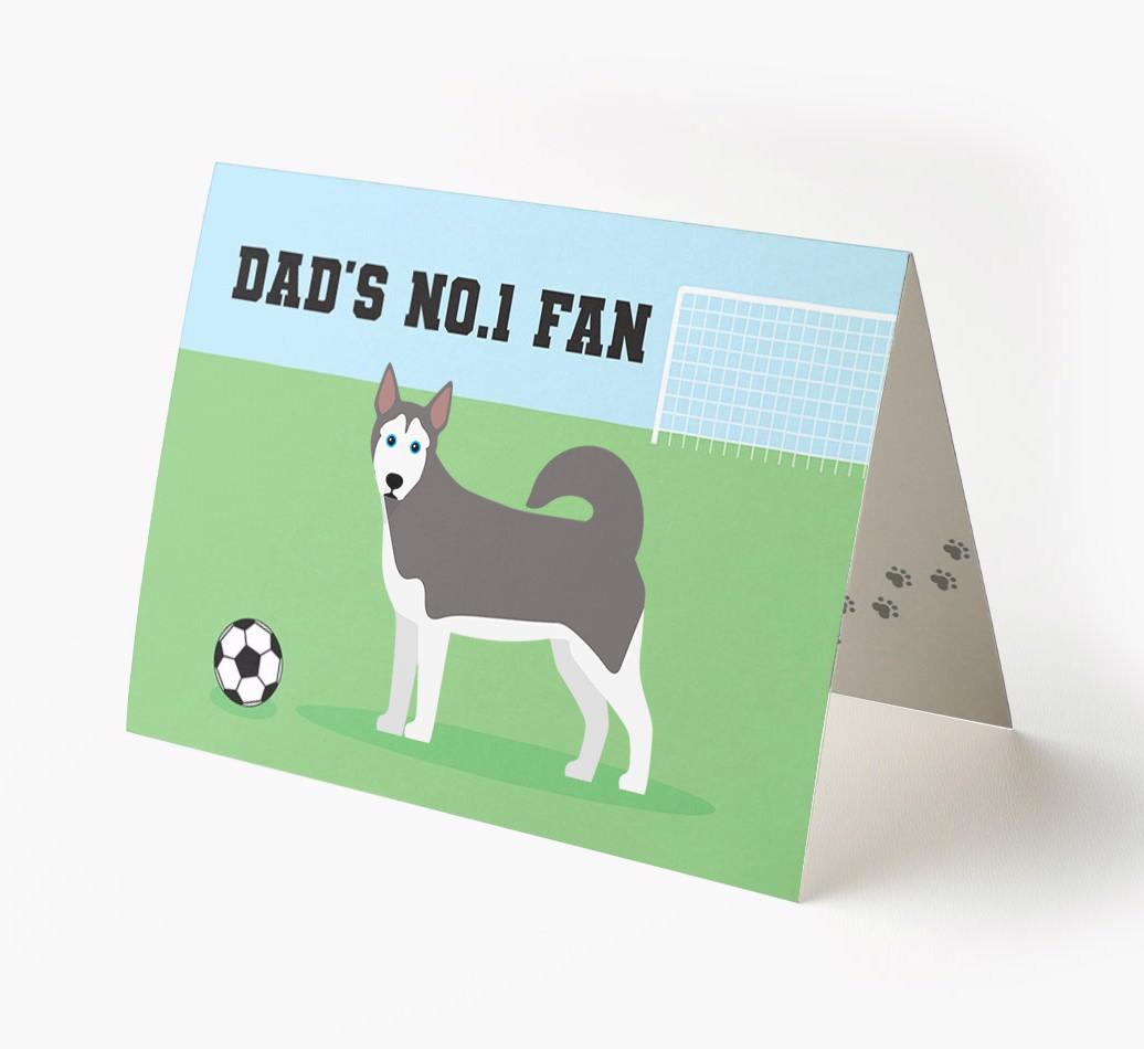 No.1 Fan - Football: Personalised {breedFullName} Card