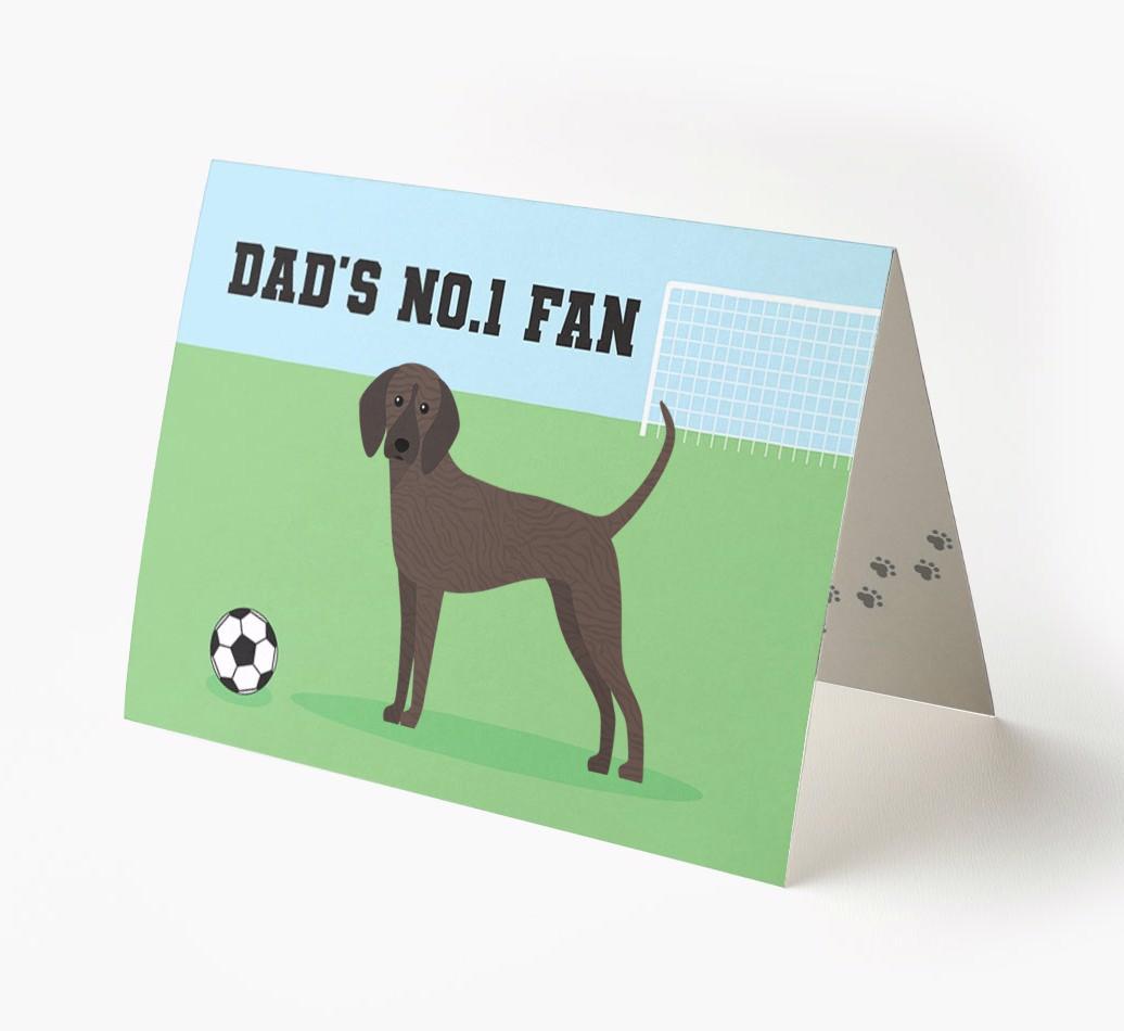 No.1 Fan - Football: Personalised {breedFullName} Card