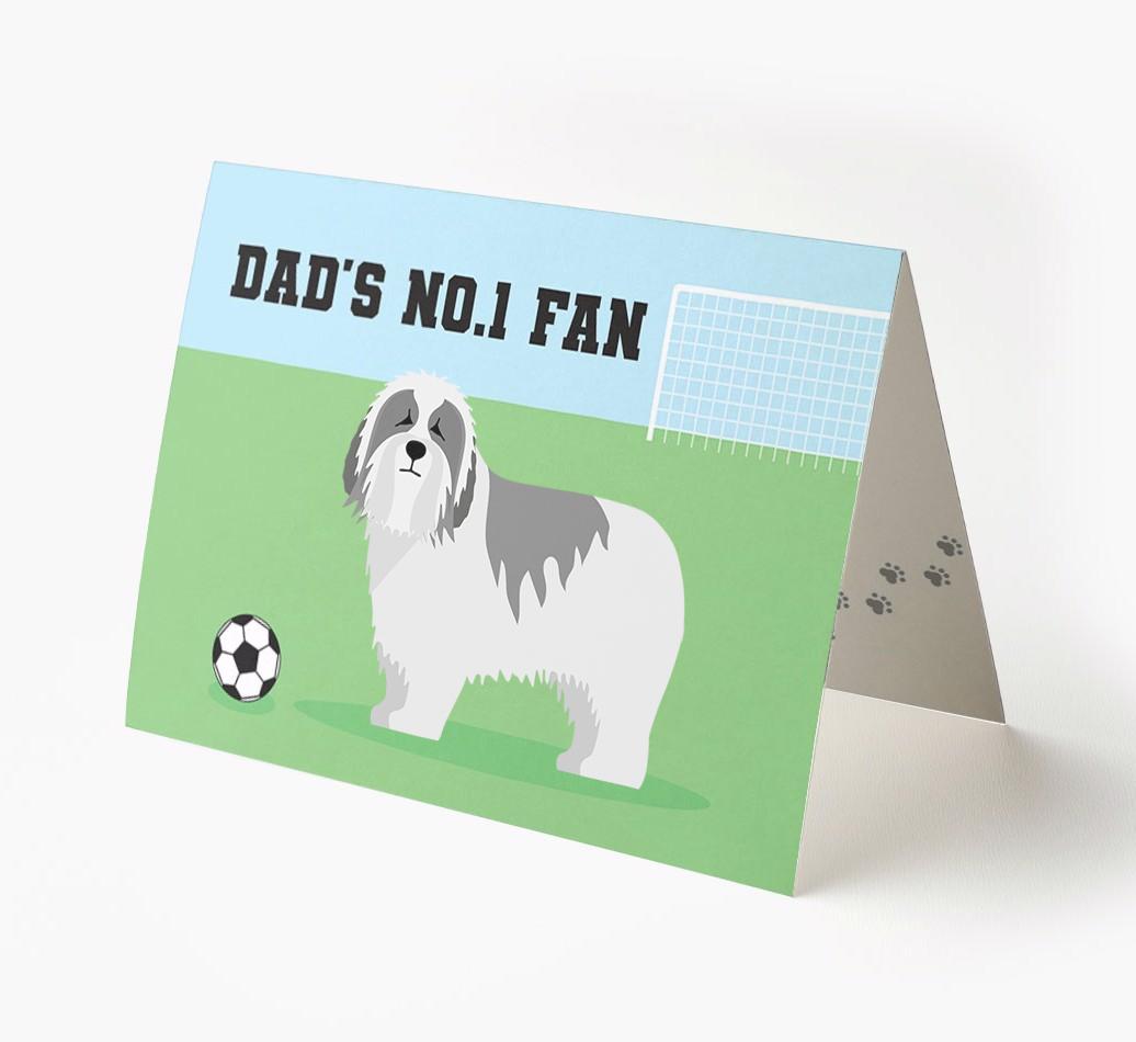 No.1 Fan - Football: Personalised {breedFullName} Card
