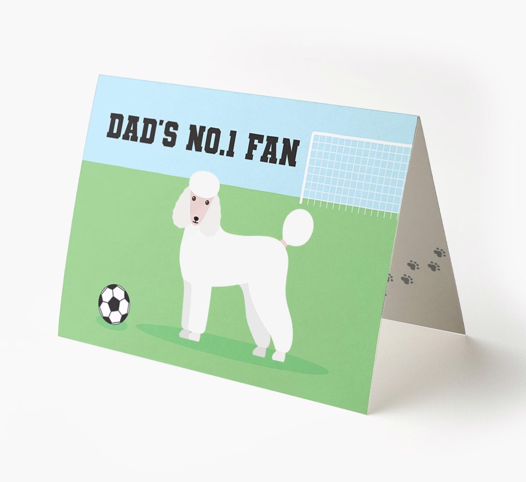No.1 Fan - Football: Personalised {breedFullName} Card
