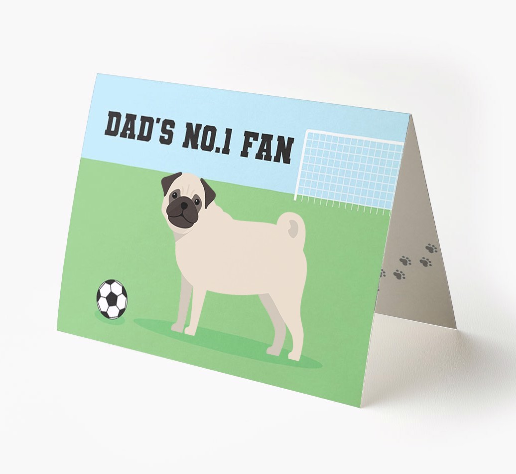 No.1 Fan - Football: Personalised {breedFullName} Card