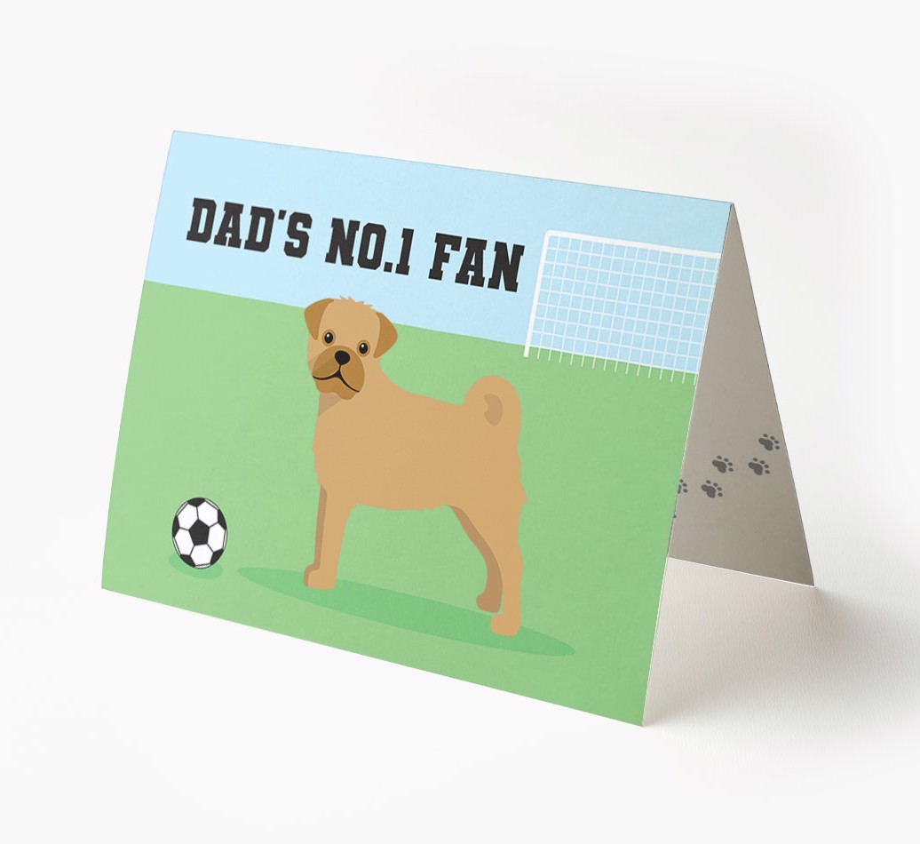 No.1 Fan - Football: Personalised {breedFullName} Card