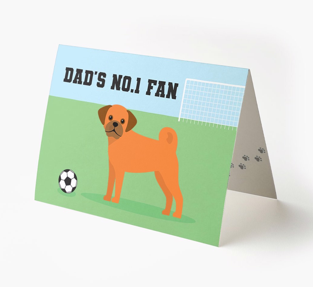 No.1 Fan - Football: Personalised {breedFullName} Card