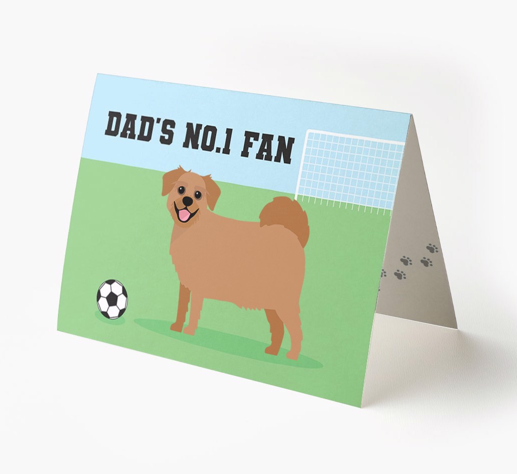 No.1 Fan - Football: Personalised {breedFullName} Card