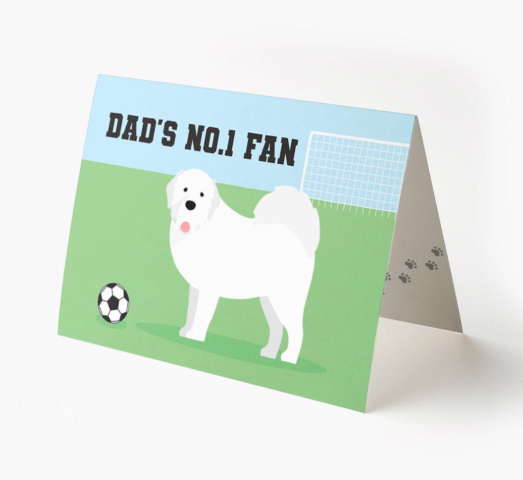 No.1 Fan - Football: Personalised {breedFullName} Card