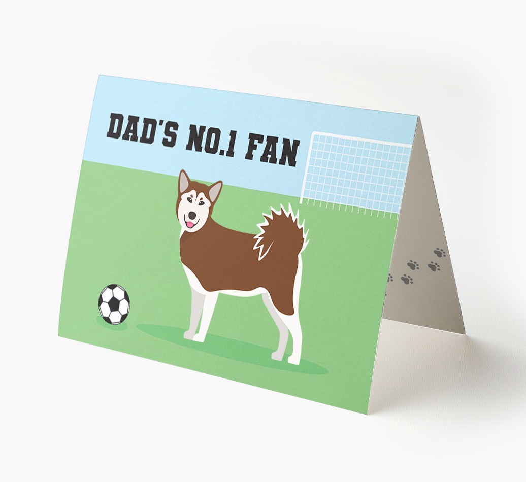 No.1 Fan - Football: Personalised {breedFullName} Card