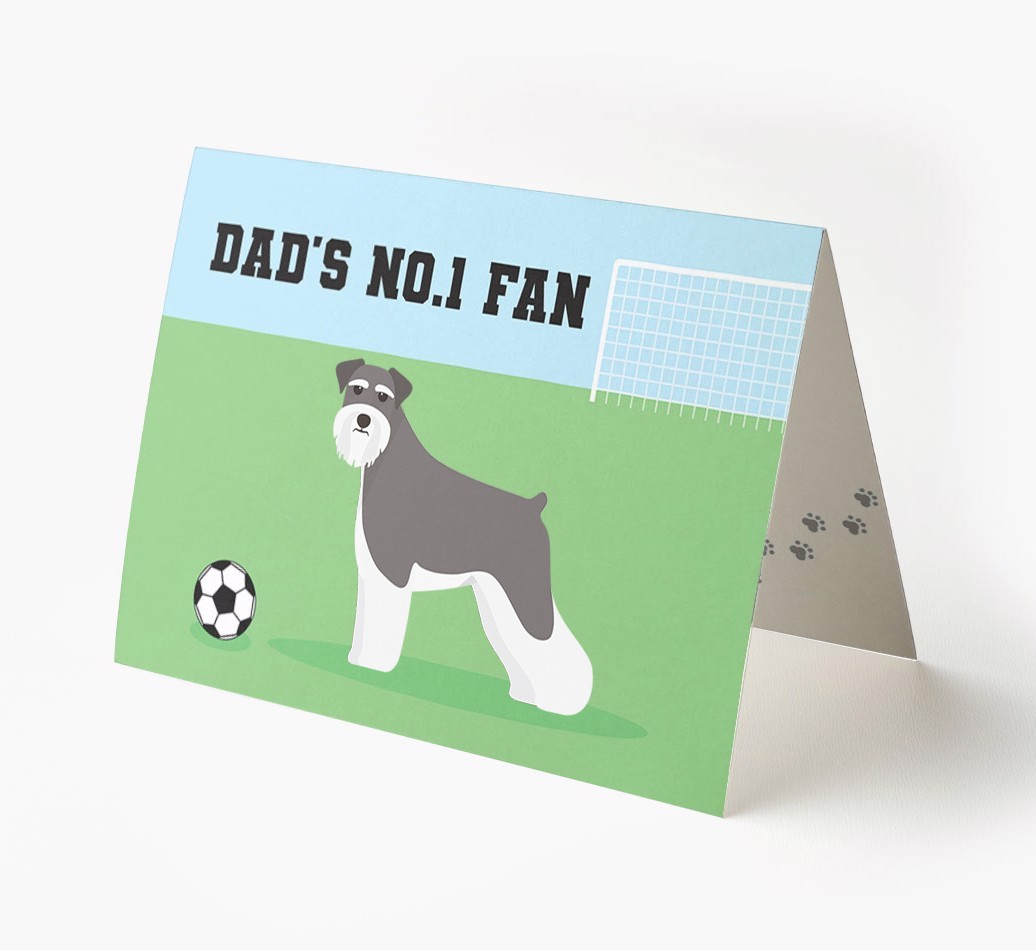 No.1 Fan - Football: Personalised {breedFullName} Card