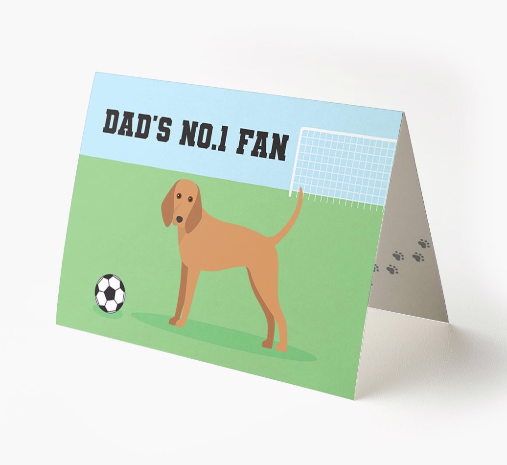No.1 Fan - Football: Personalised {breedFullName} Card