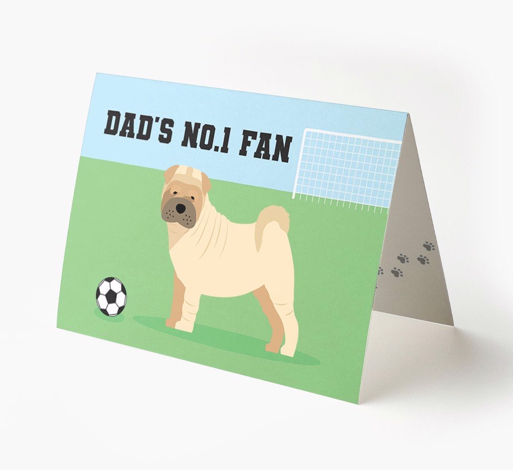 No.1 Fan - Football: Personalised {breedFullName} Card