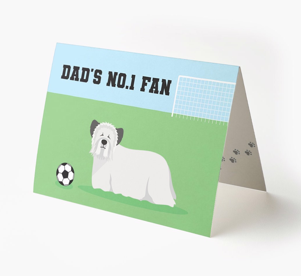 No.1 Fan - Football: Personalised {breedFullName} Card