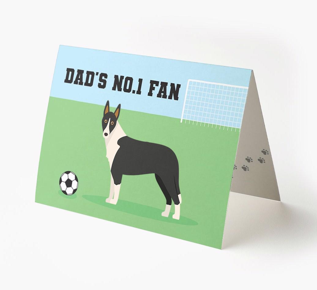 No.1 Fan - Football: Personalised {breedFullName} Card