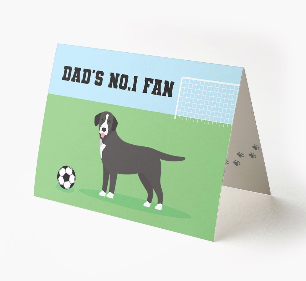 No.1 Fan - Football: Personalised {breedFullName} Card