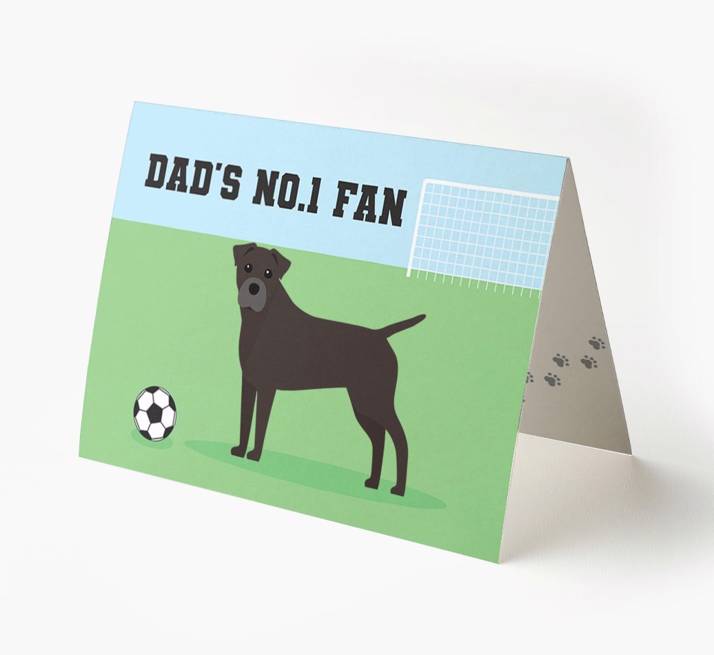 No.1 Fan - Football: Personalised {breedFullName} Card