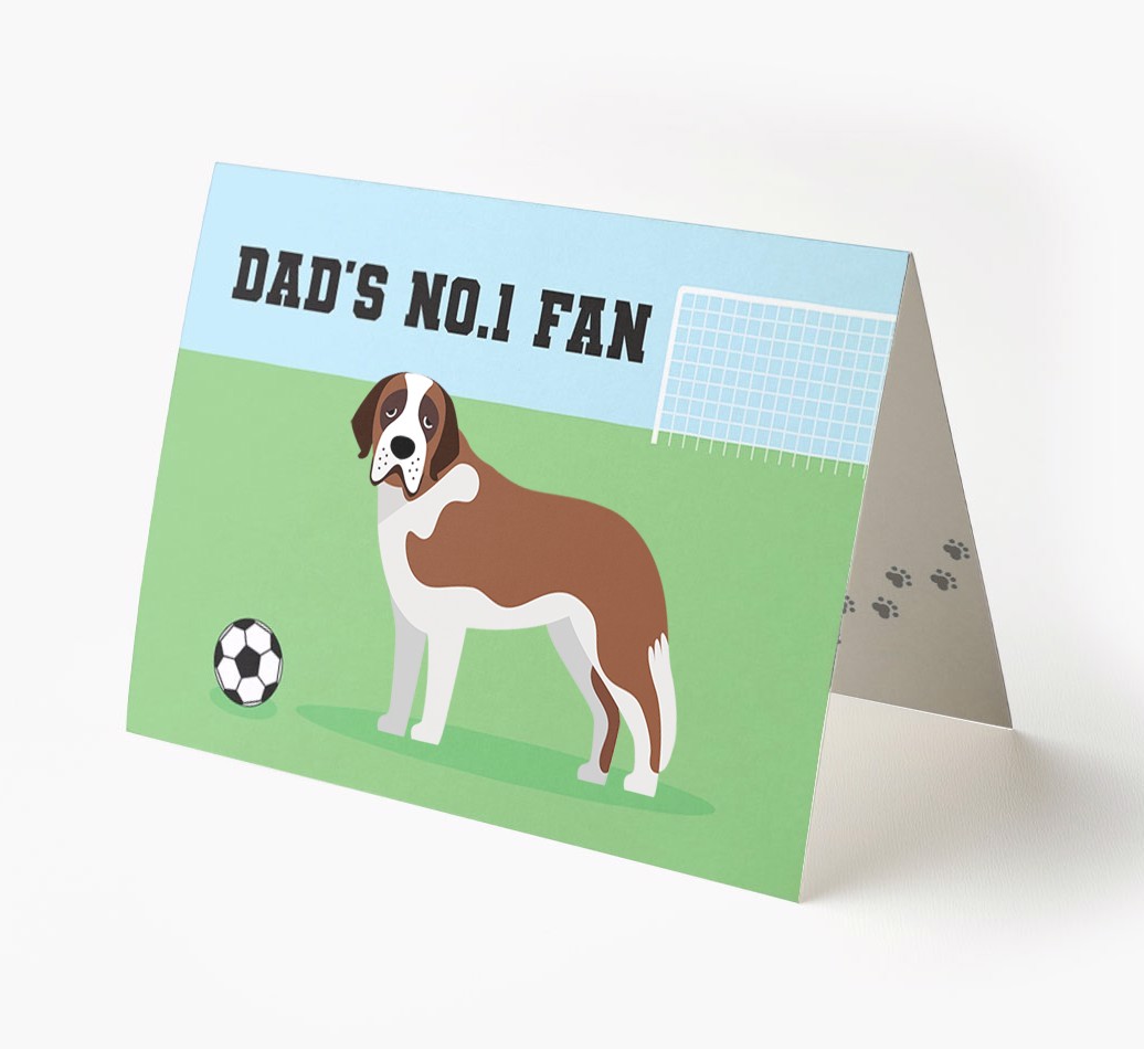 No.1 Fan - Football: Personalised {breedFullName} Card