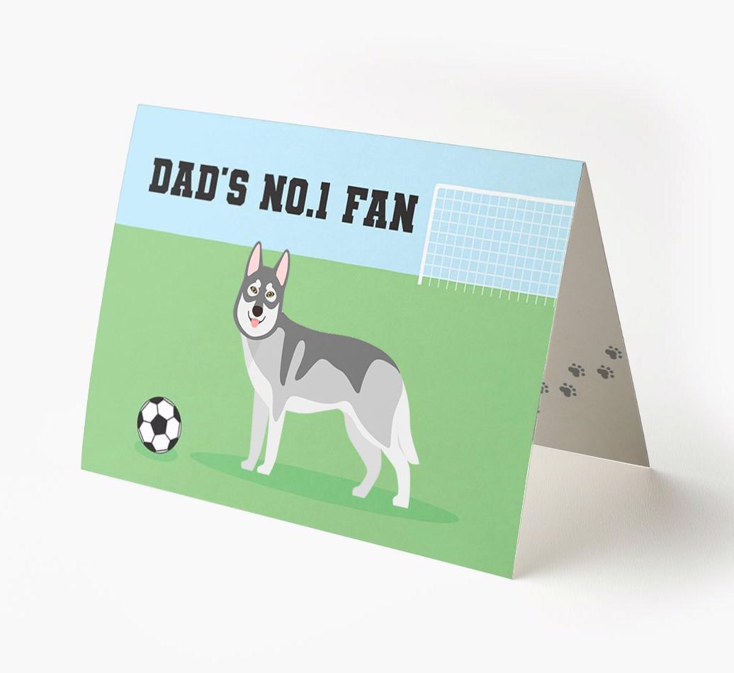 No.1 Fan - Football: Personalised {breedFullName} Card