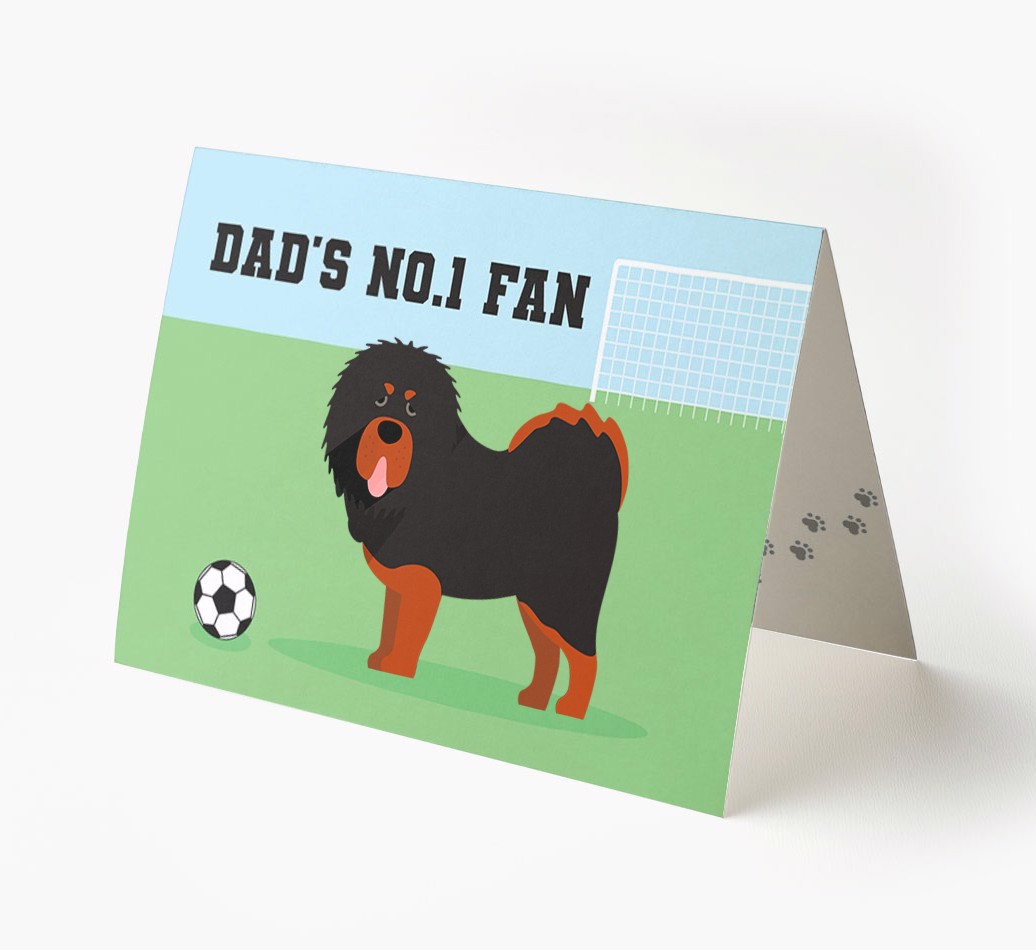 No.1 Fan - Football: Personalised {breedFullName} Card