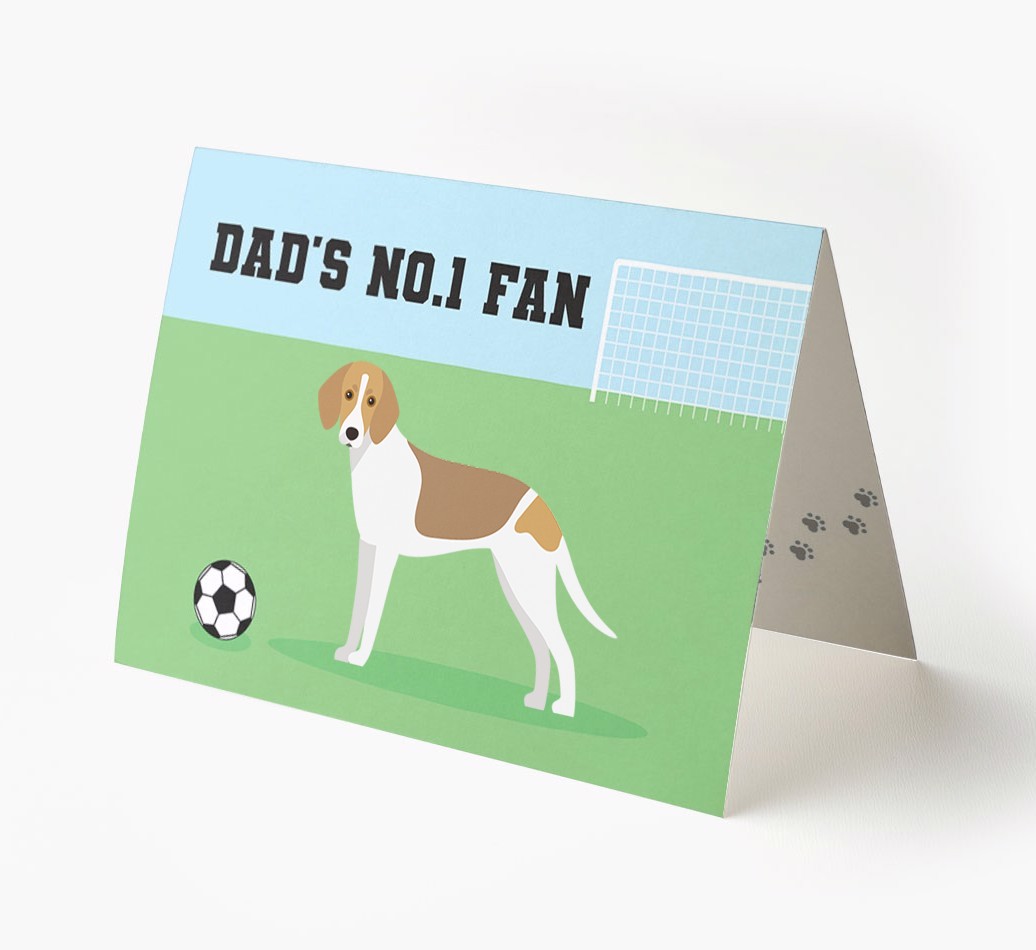 No.1 Fan - Football: Personalised {breedFullName} Card