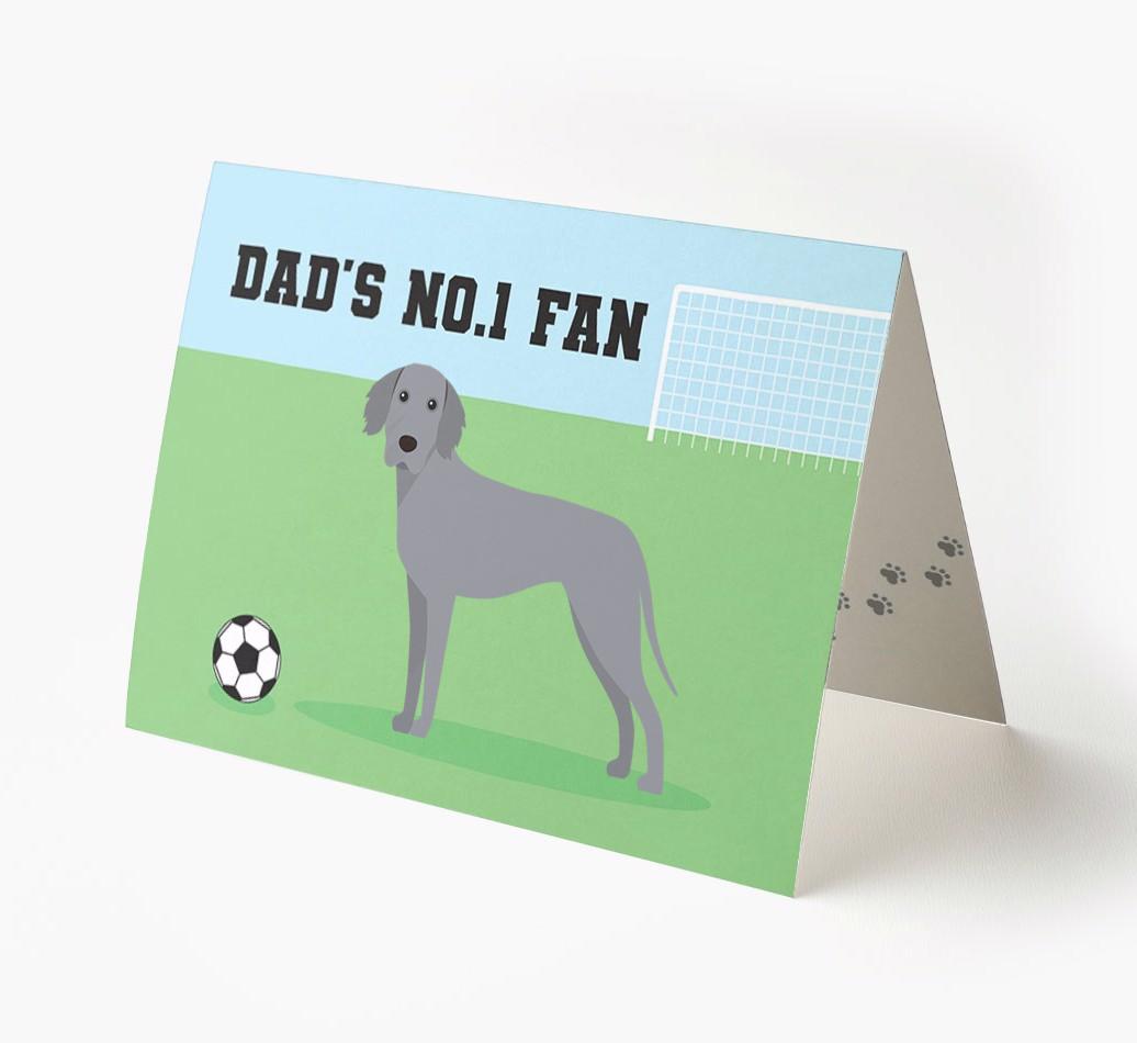 No.1 Fan - Football: Personalised {breedFullName} Card