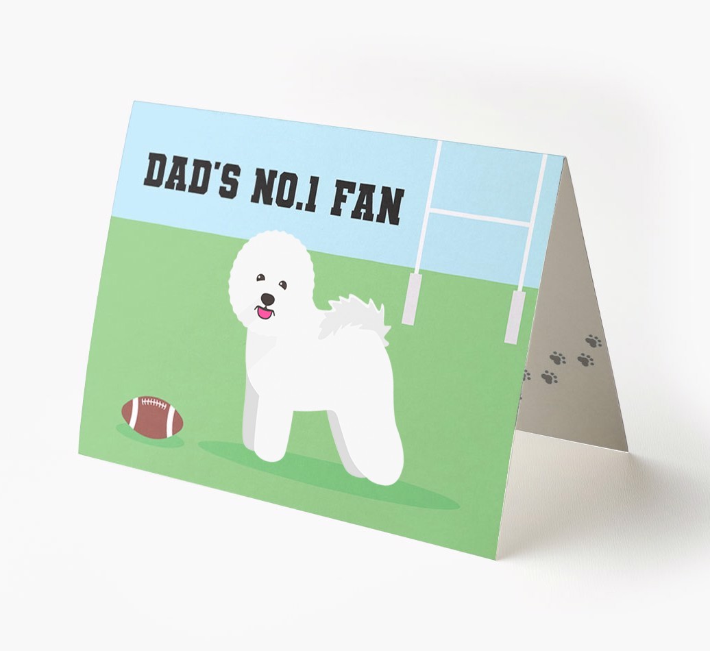 No.1 Fan - Rugby: Personalised {breedFullName} Card
