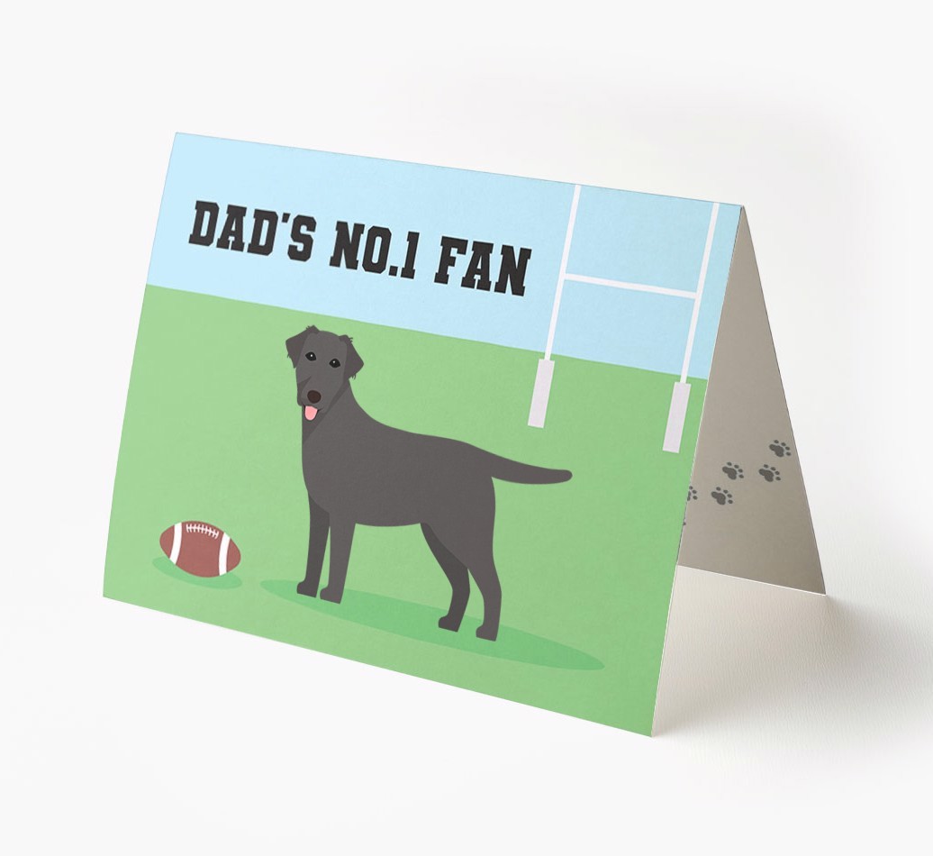 No.1 Fan - Rugby: Personalised {breedFullName} Card