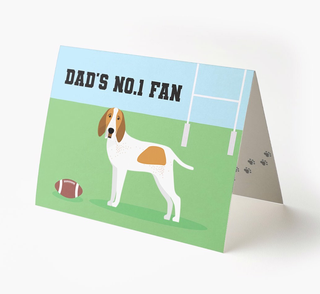 No.1 Fan - Rugby: Personalised {breedFullName} Card