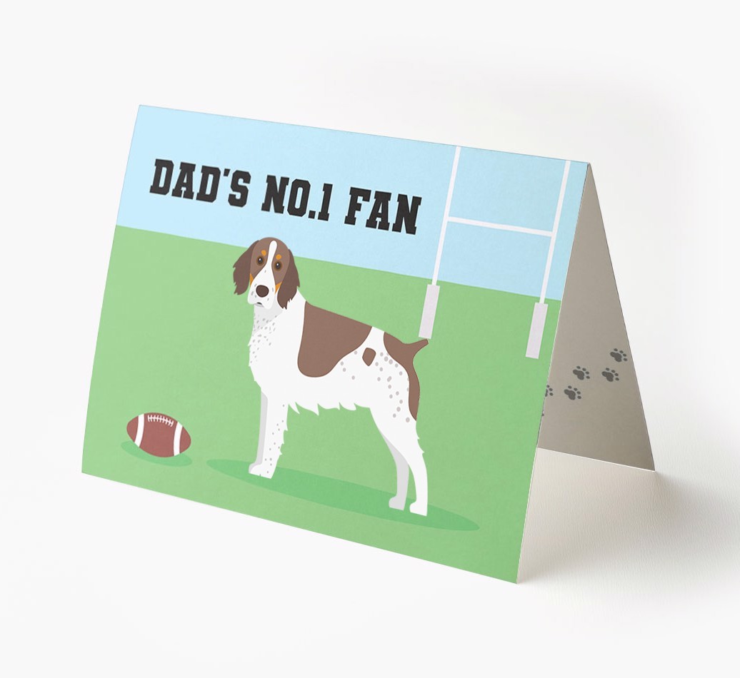 No.1 Fan - Rugby: Personalised {breedFullName} Card
