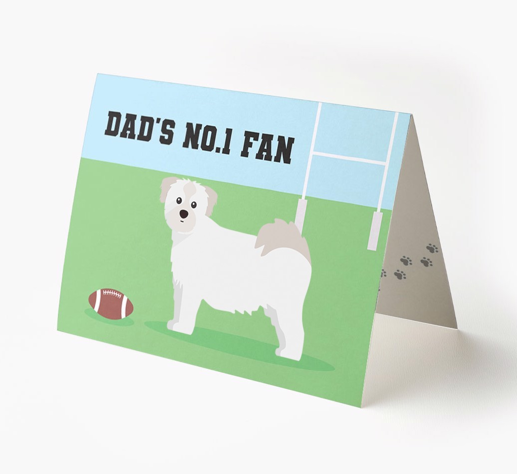 No.1 Fan - Rugby: Personalised {breedFullName} Card
