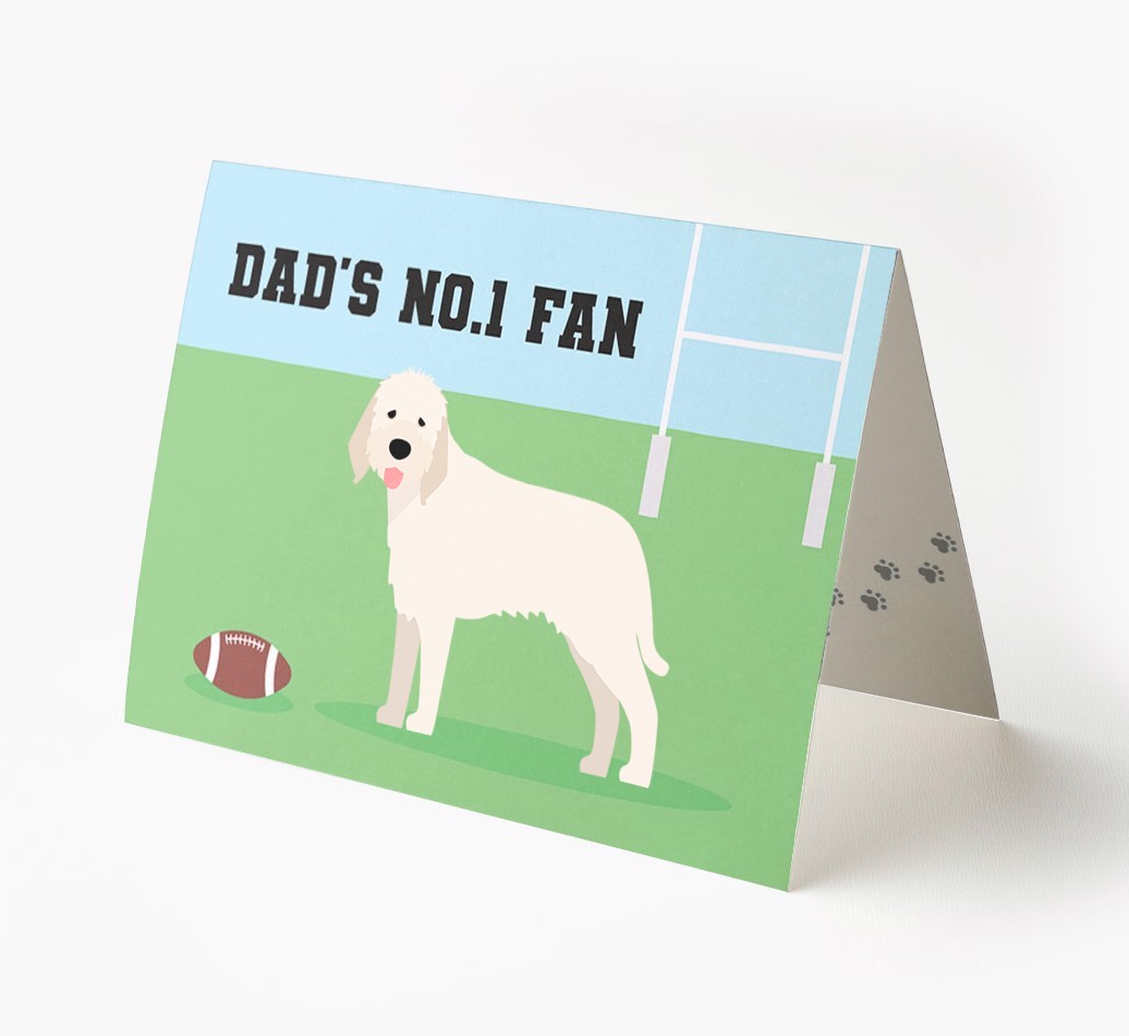No.1 Fan - Rugby: Personalised {breedFullName} Card