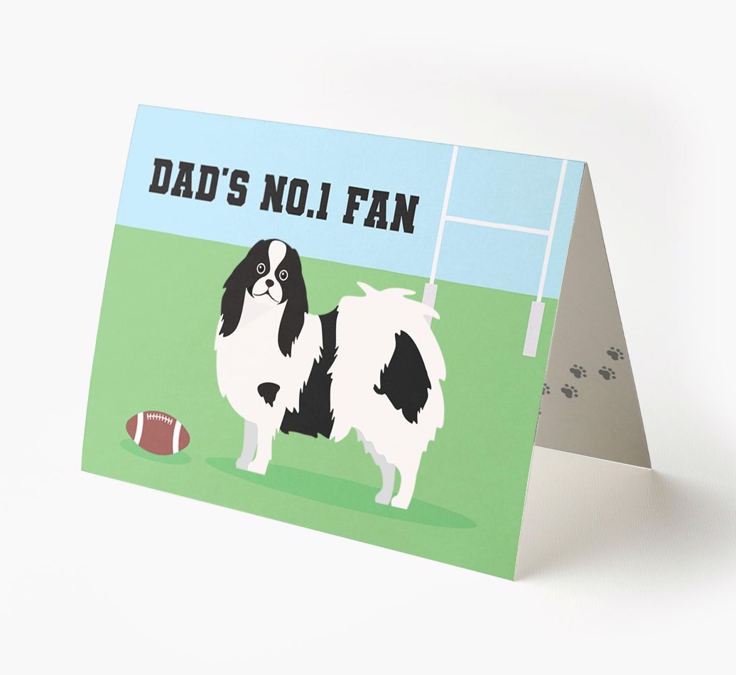 No.1 Fan - Rugby: Personalised {breedFullName} Card
