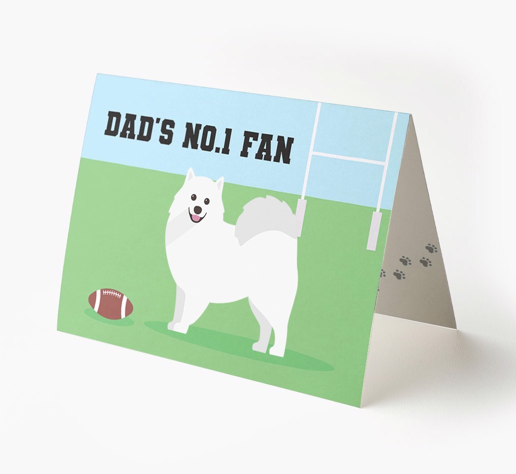 No.1 Fan - Rugby: Personalised {breedFullName} Card