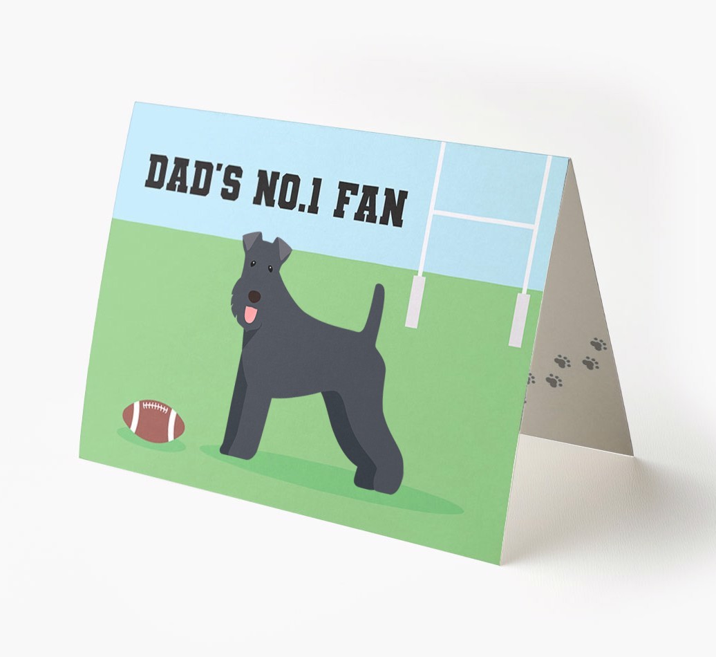 No.1 Fan - Rugby: Personalised {breedFullName} Card