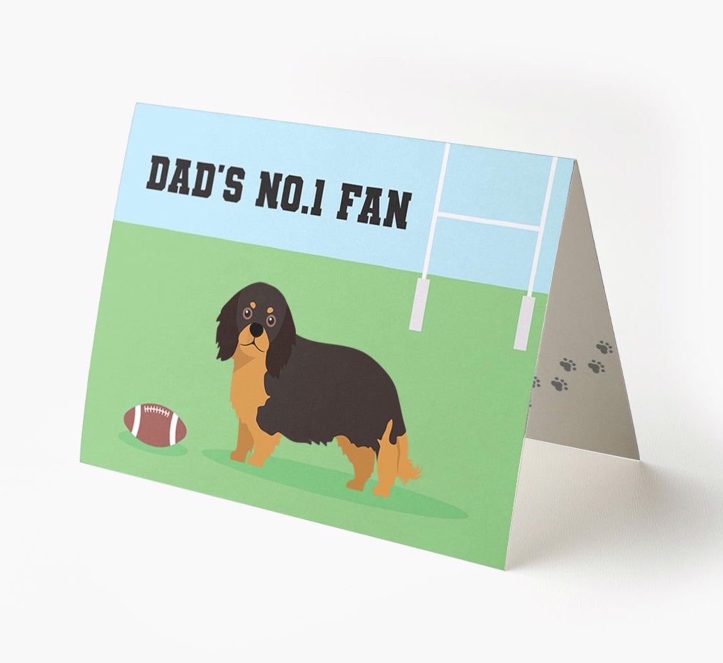 No.1 Fan - Rugby: Personalised {breedFullName} Card