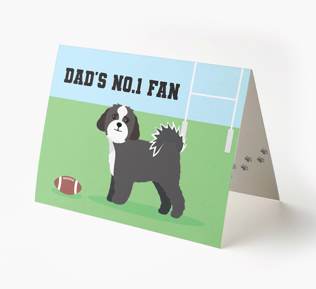 No.1 Fan - Rugby: Personalised {breedFullName} Card