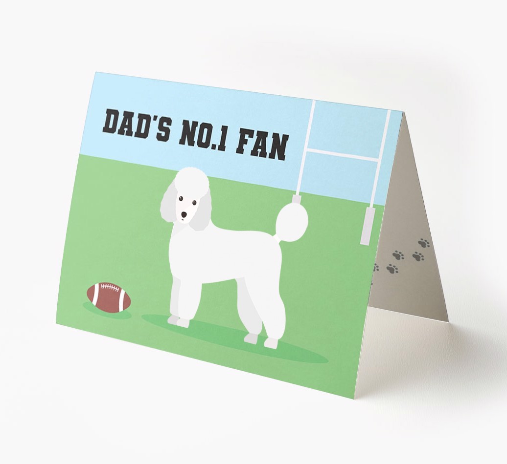 No.1 Fan - Rugby: Personalised {breedFullName} Card