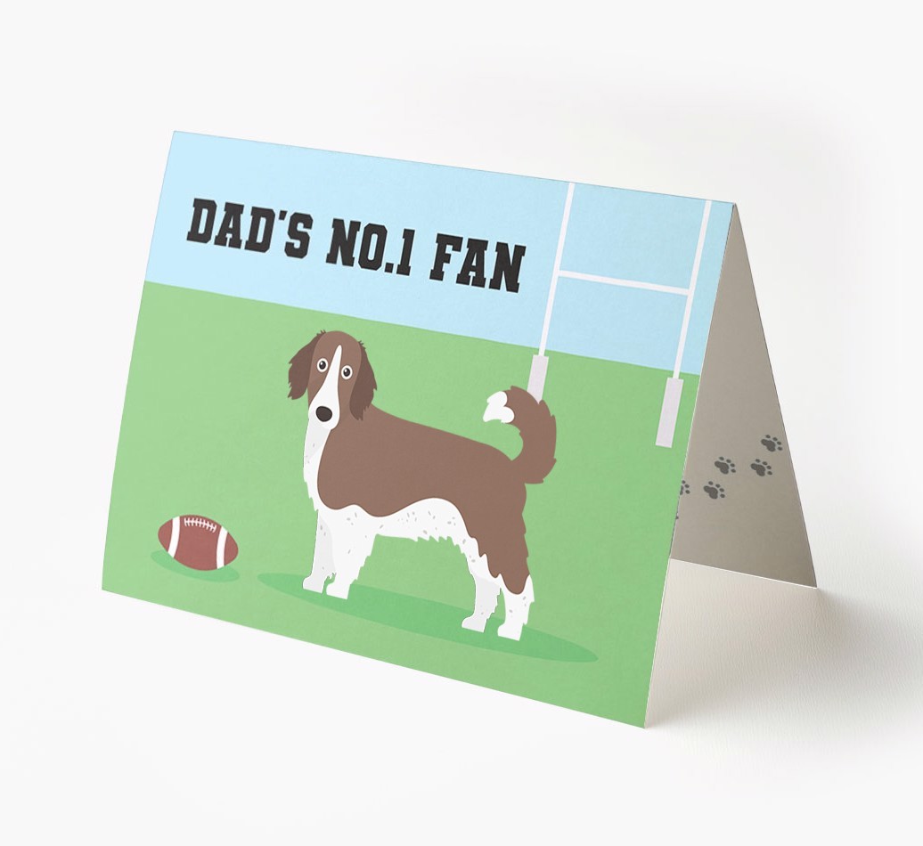 No.1 Fan - Rugby: Personalised {breedFullName} Card