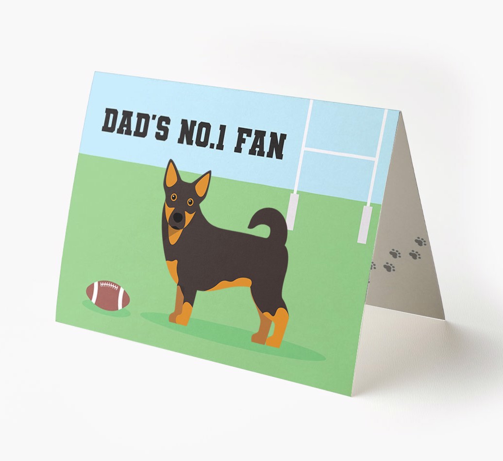 No.1 Fan - Rugby: Personalised {breedFullName} Card