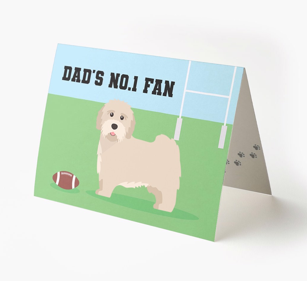 No.1 Fan - Rugby: Personalised {breedFullName} Card