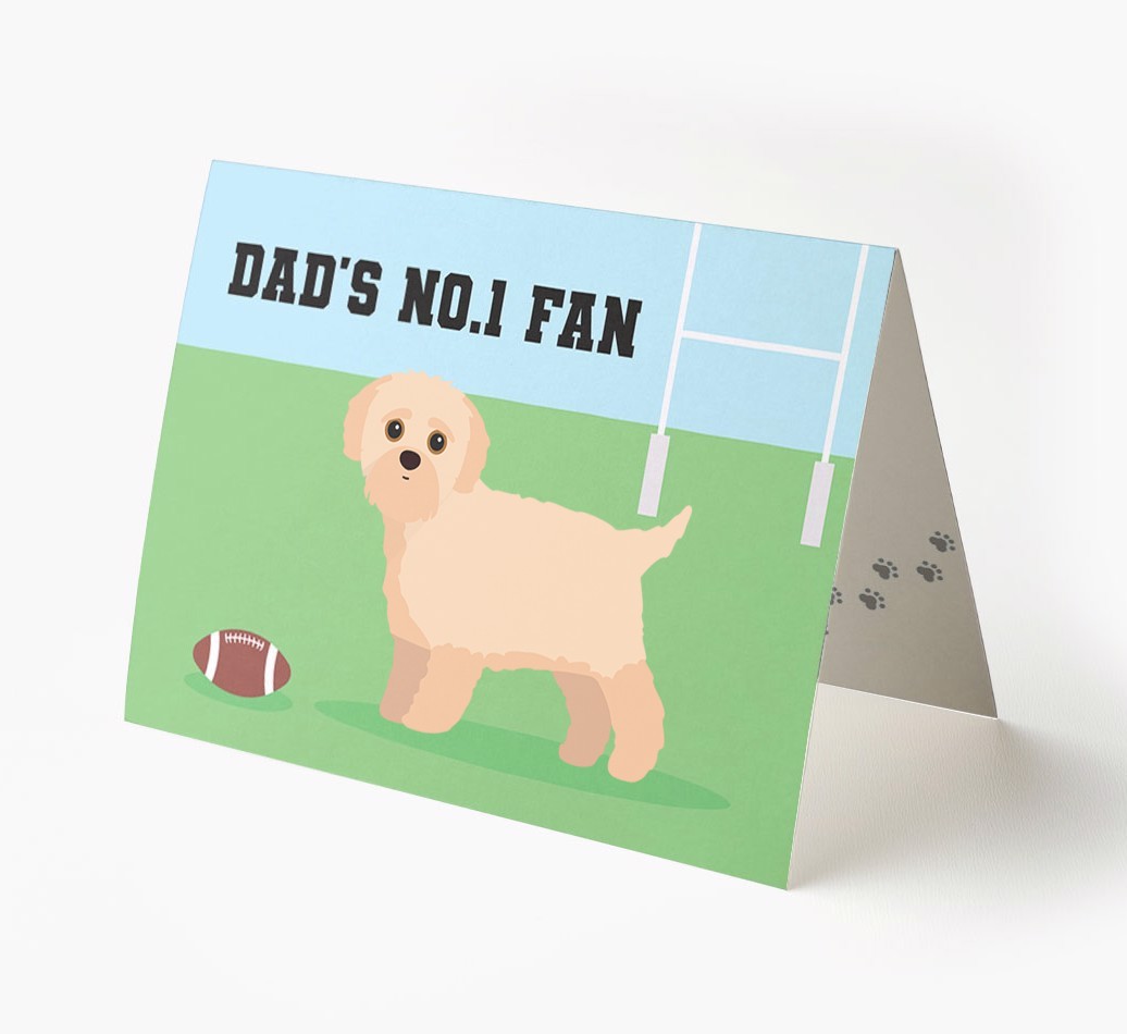No.1 Fan - Rugby: Personalised {breedFullName} Card