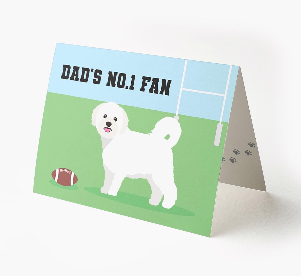 No.1 Fan - Rugby: Personalised {breedFullName} Card