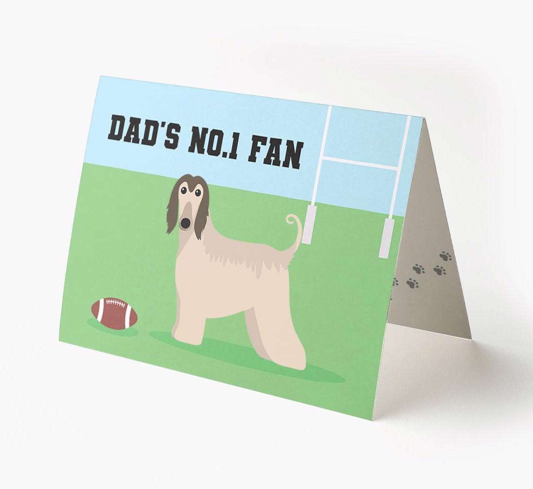 No.1 Fan - Rugby: Personalised {breedFullName} Card