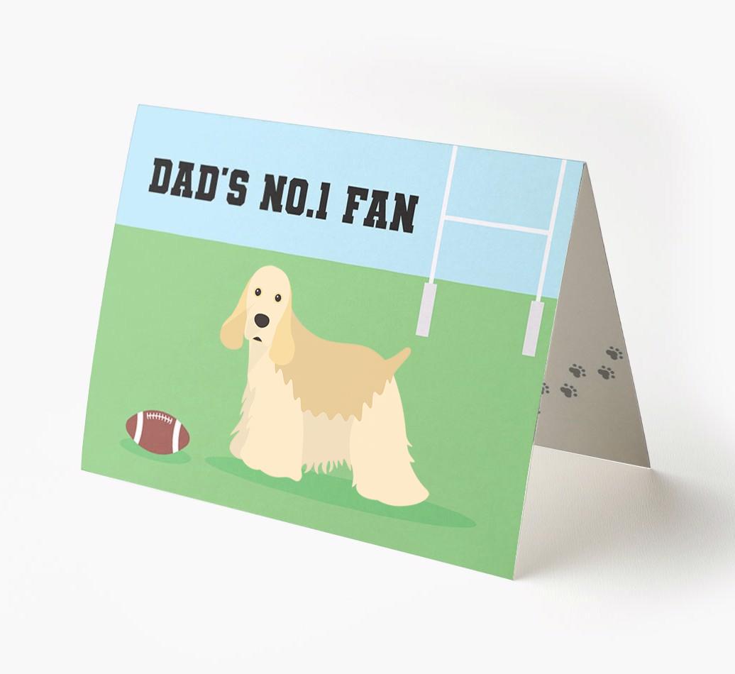 No.1 Fan - Rugby: Personalised {breedFullName} Card