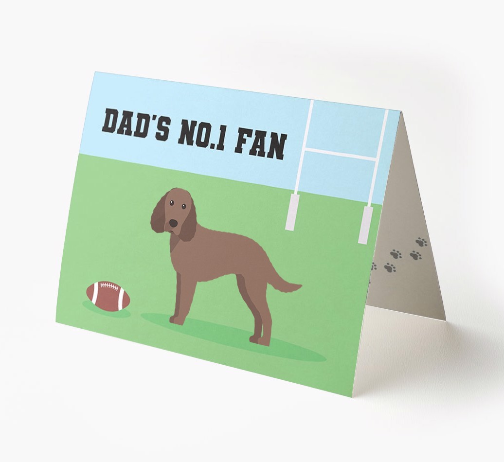 No.1 Fan - Rugby: Personalised {breedFullName} Card