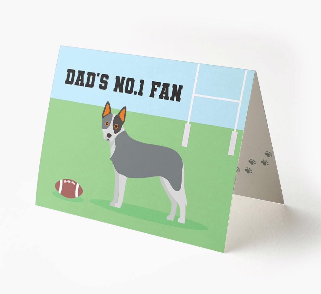 No.1 Fan - Rugby: Personalised {breedFullName} Card