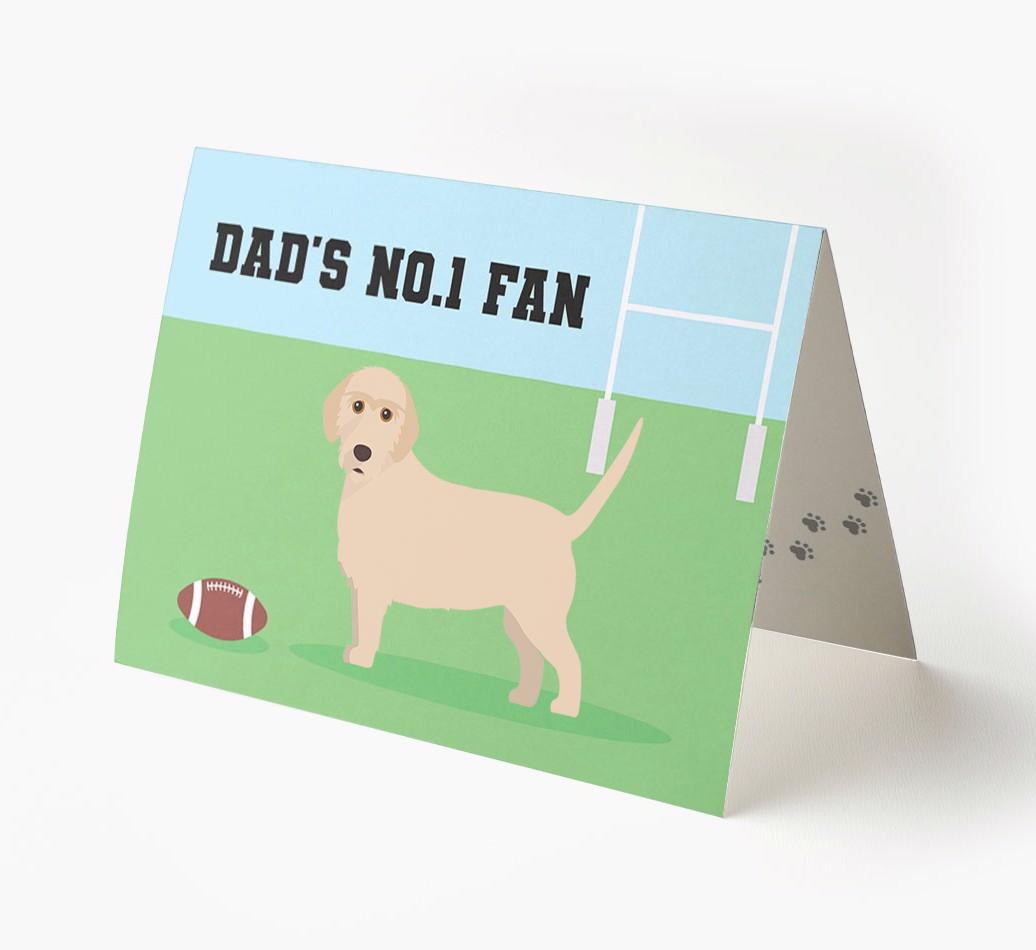 No.1 Fan - Rugby: Personalised {breedFullName} Card