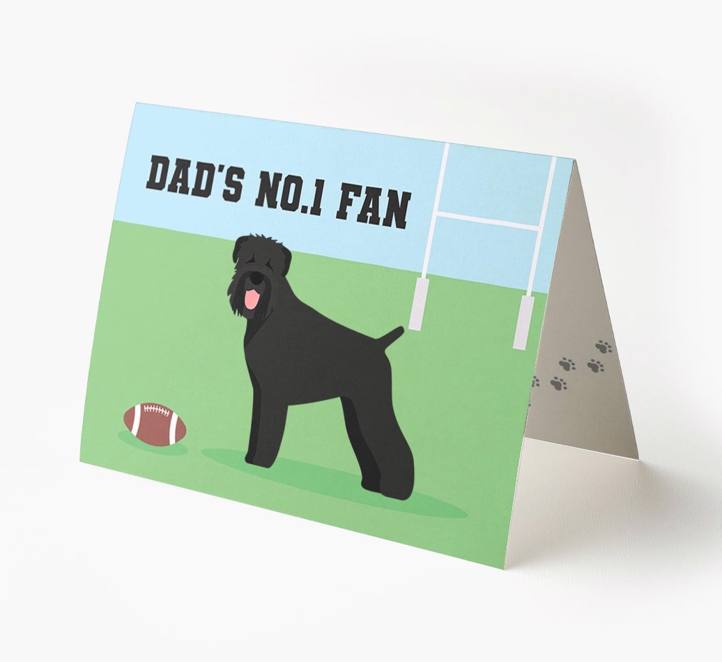 No.1 Fan - Rugby: Personalised {breedFullName} Card