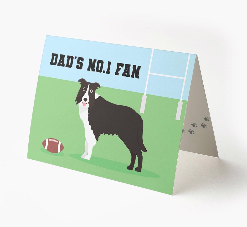 No.1 Fan - Rugby: Personalised {breedFullName} Card
