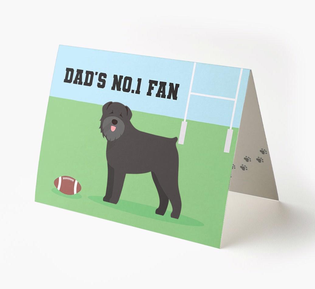 No.1 Fan - Rugby: Personalised {breedFullName} Card