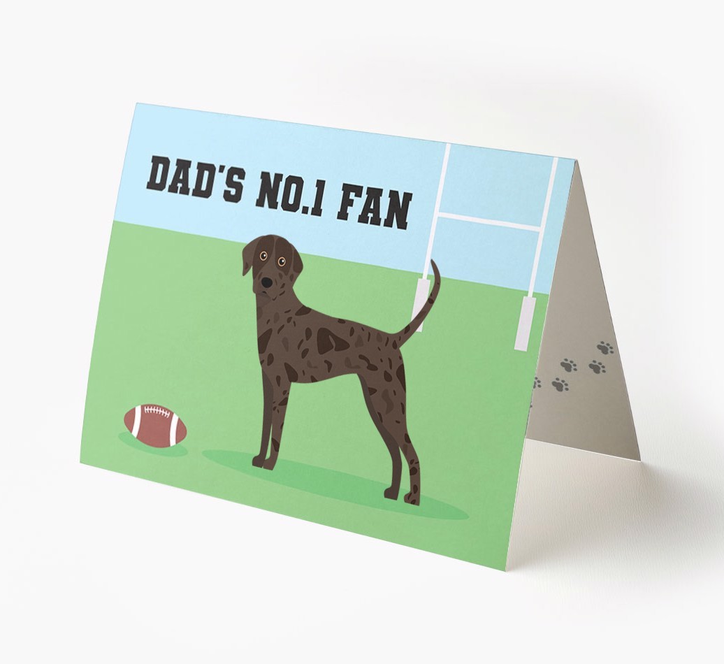 No.1 Fan - Rugby: Personalised {breedFullName} Card