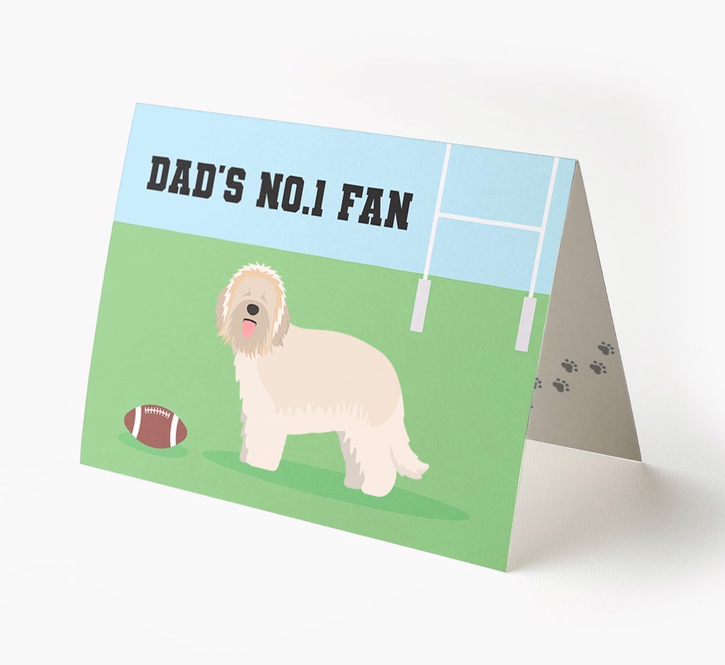 No.1 Fan - Rugby: Personalised {breedFullName} Card